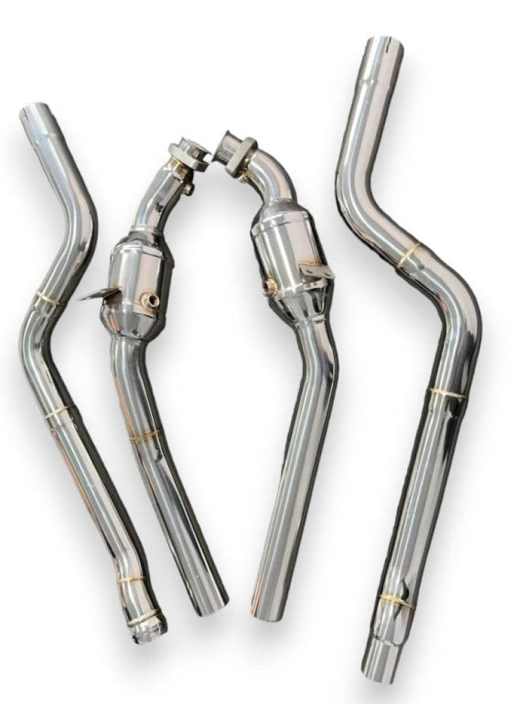 2012-2018 Mercedes Cls63 Amg Downpipes | W218 No Heat Shield / Racing Downpipe (No Cat) Front Race